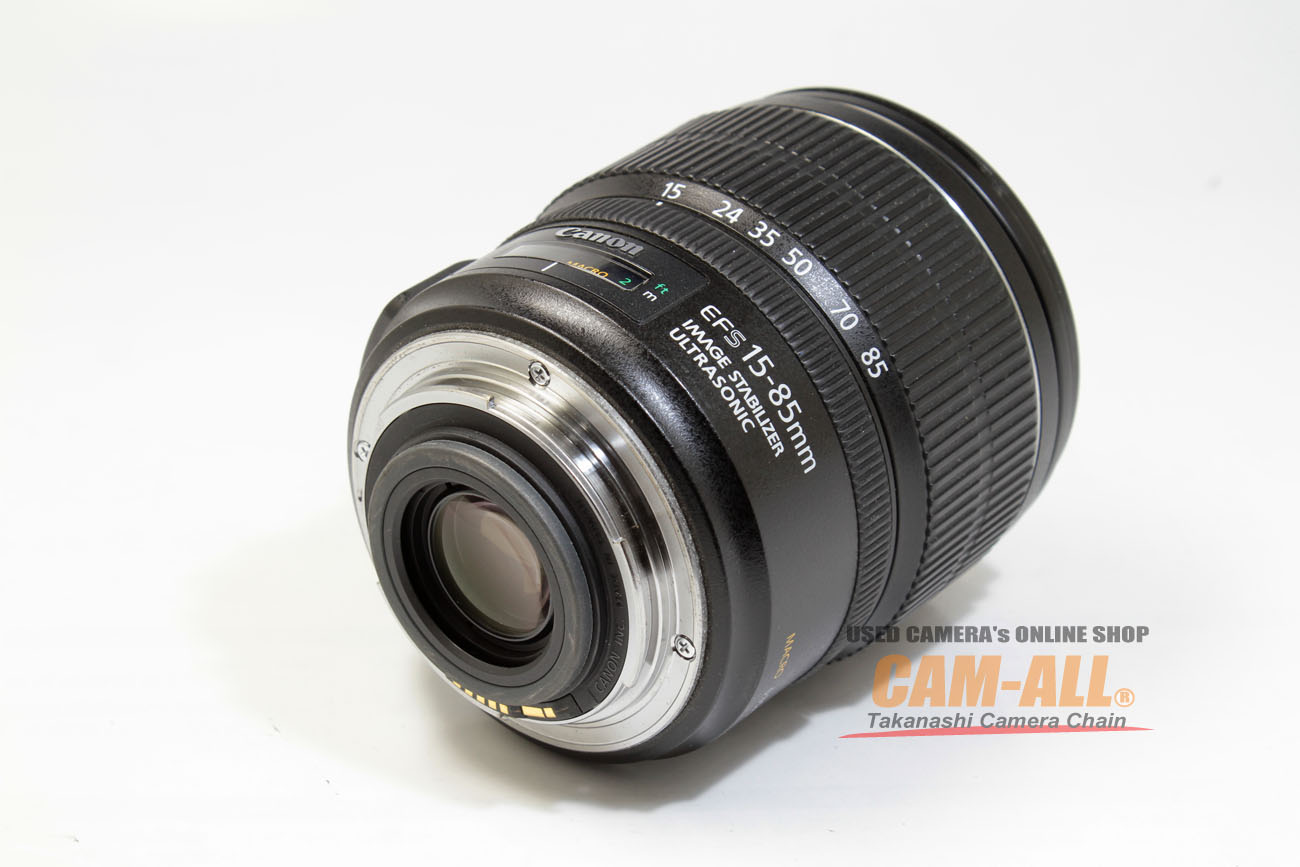 中古 キヤノン EF-S 15-85mm F3.5-5.6 IS USM