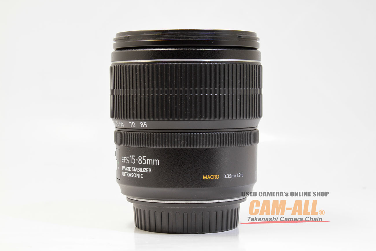 中古 キヤノン EF-S 15-85mm F3.5-5.6 IS USM