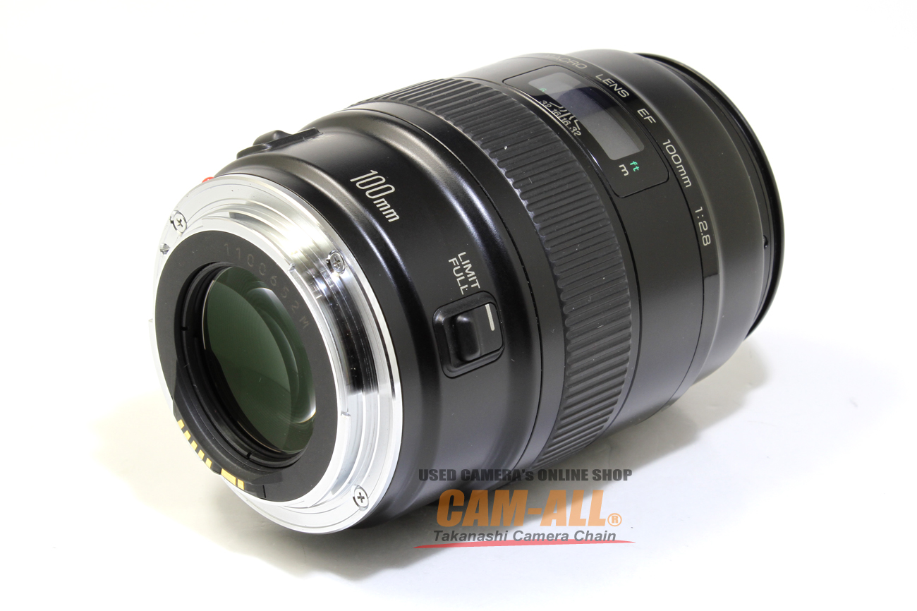 中古 キヤノン EF100mm F 2.8マクロ(現状品)