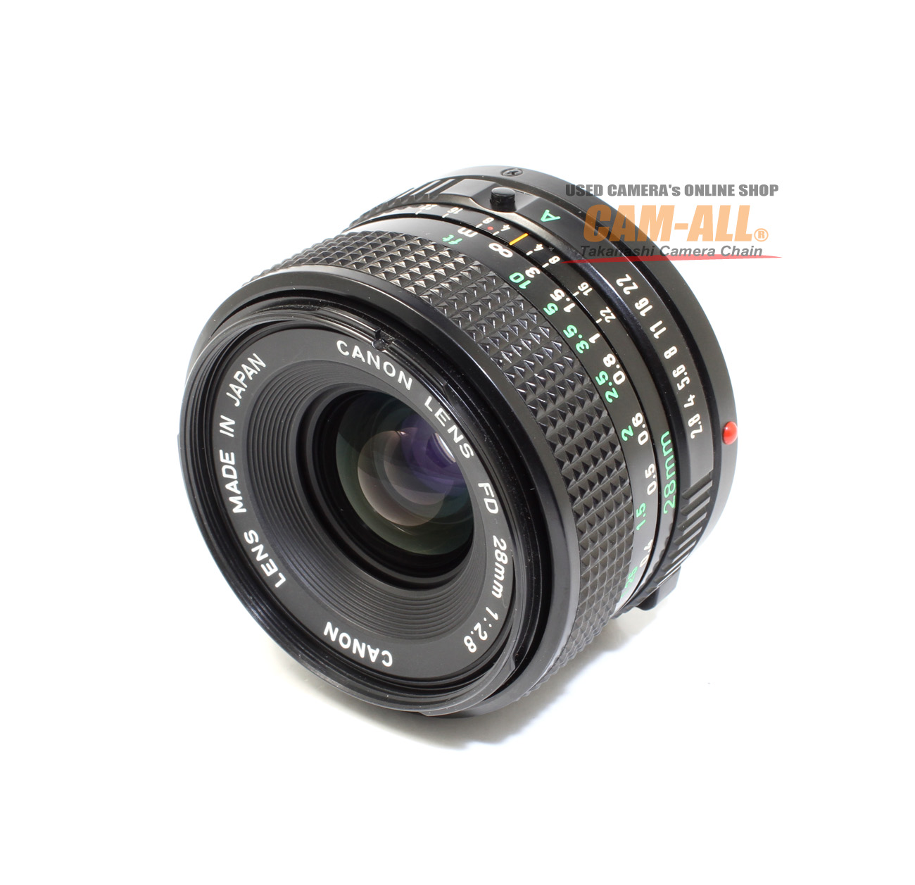 中古 キヤノン New FD28mm F2.8 FDマウントレンズ