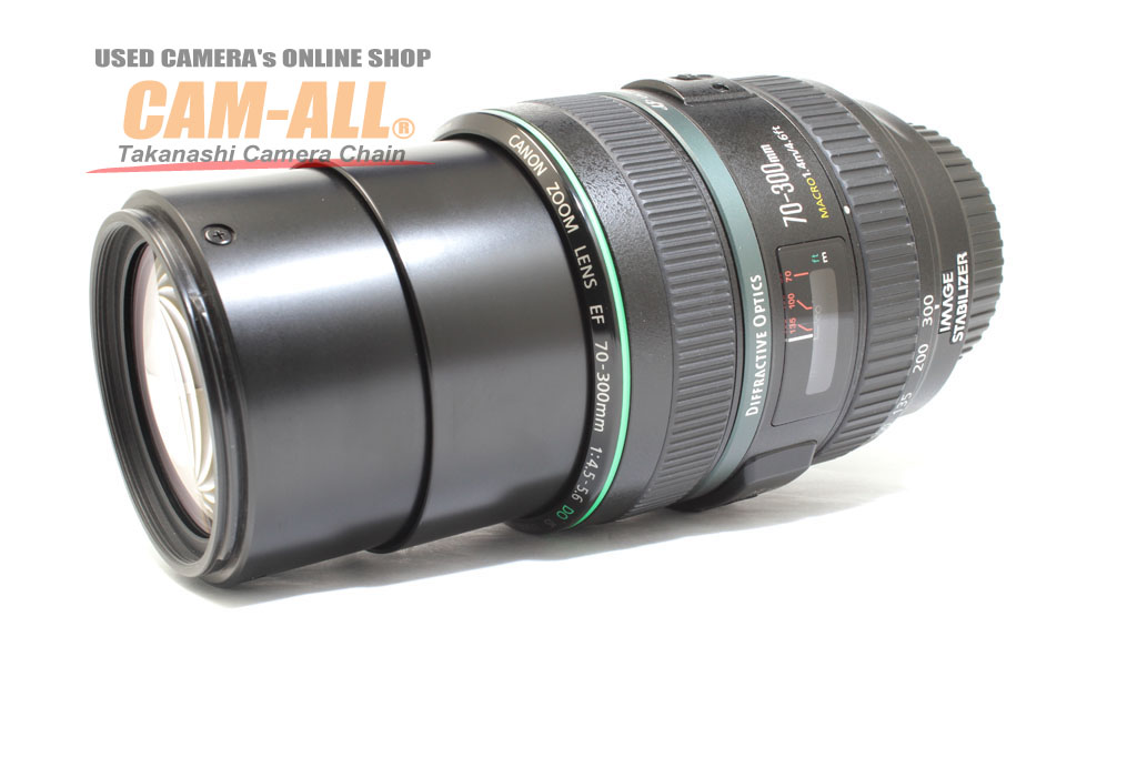 中古 キヤノン EF70-300mm F4.5-5.6 DO IS USM 程度：AB-（良品マイナス） | キヤノン | タカナシカメラ  CAM-ALL