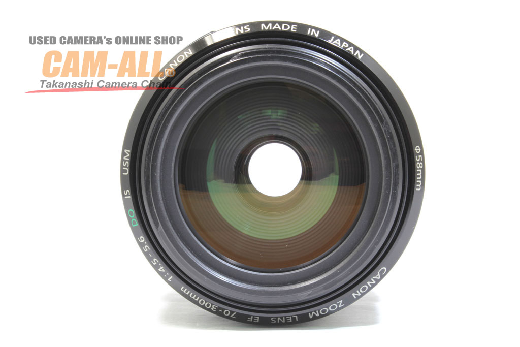 中古 キヤノン EF70-300mm F4.5-5.6 DO IS USM 程度：AB-（良品マイナス） | キヤノン | タカナシカメラ  CAM-ALL