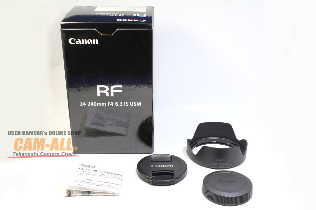 中古 キヤノン RF24-240mm F4-6.3 IS USM 程度：A-（美品)