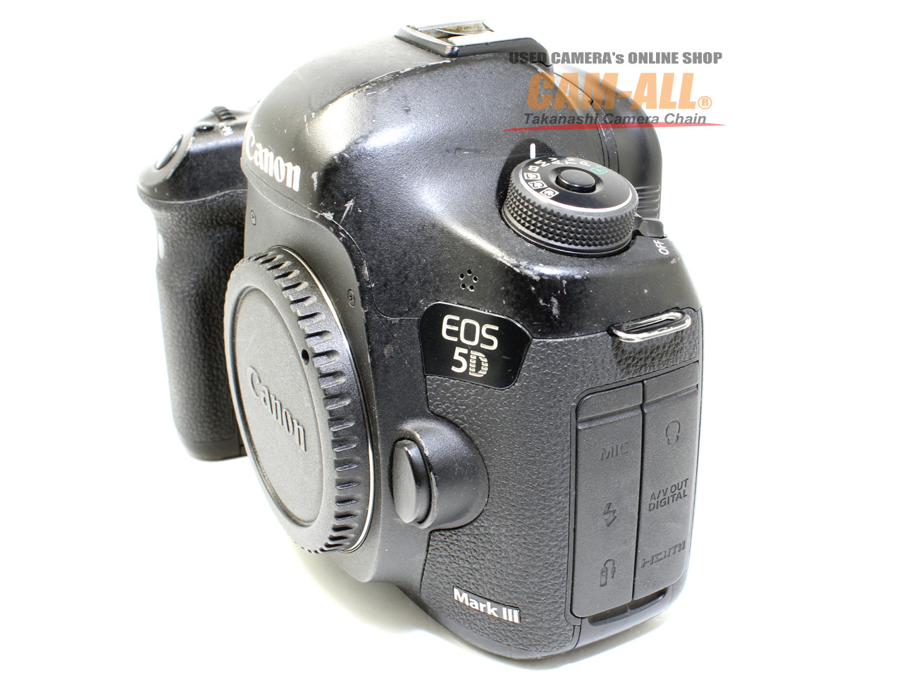 中古 キヤノン EOS-5D MarkIIIボディ（現状品） 程度：B（並品）