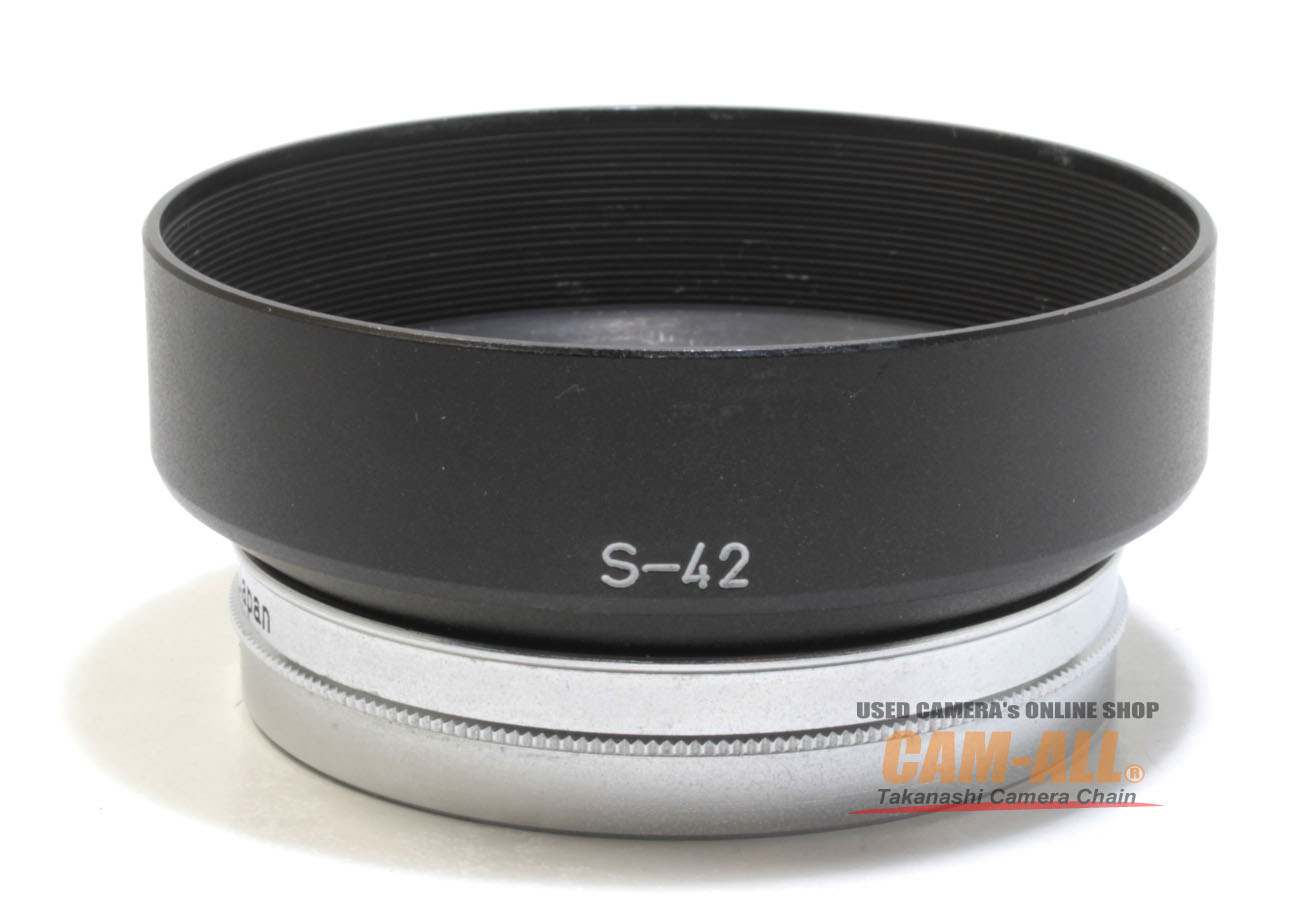 中古 キヤノン S-42かぶせ式レンズフード 程度：AB(良品)