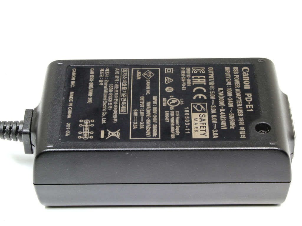新品】CANON キヤノン USB電源アダプター PD-E1-