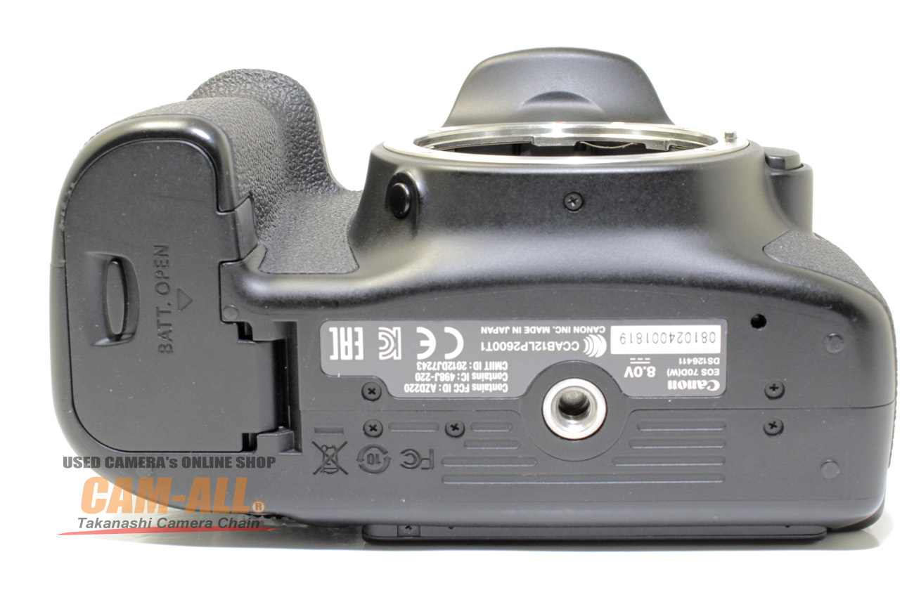 【美品】Canon EOS 70D ボディ【動作確認済】#2756749 ヨドバシ.com - キヤノン Canon EOS 70D ボディ [デジタル一眼レフ