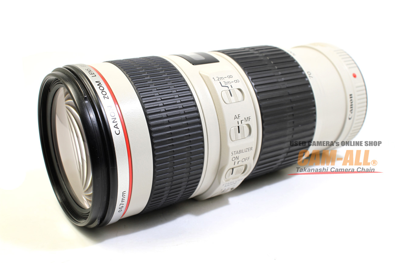Canon EF 70-200 mm F/4 L IS USM Lens **Near Mint** Condition
