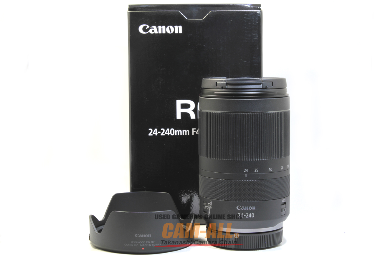 Canon RF24-240mm F4-6.3 IS USM【新品同様・超美品】 特長 RF24-240mm F4-6.3 IS USM ：レンズ交換式カメラ・レンズ