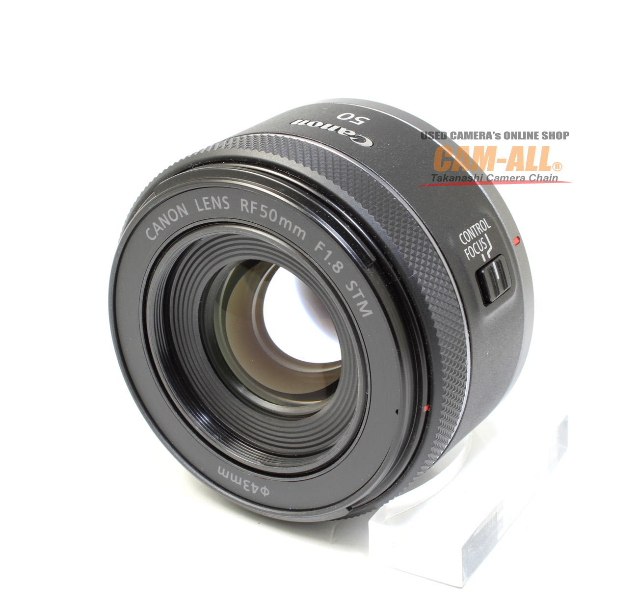 中古 キヤノン RF50mm F1.8 STM RFマウント用レンズ