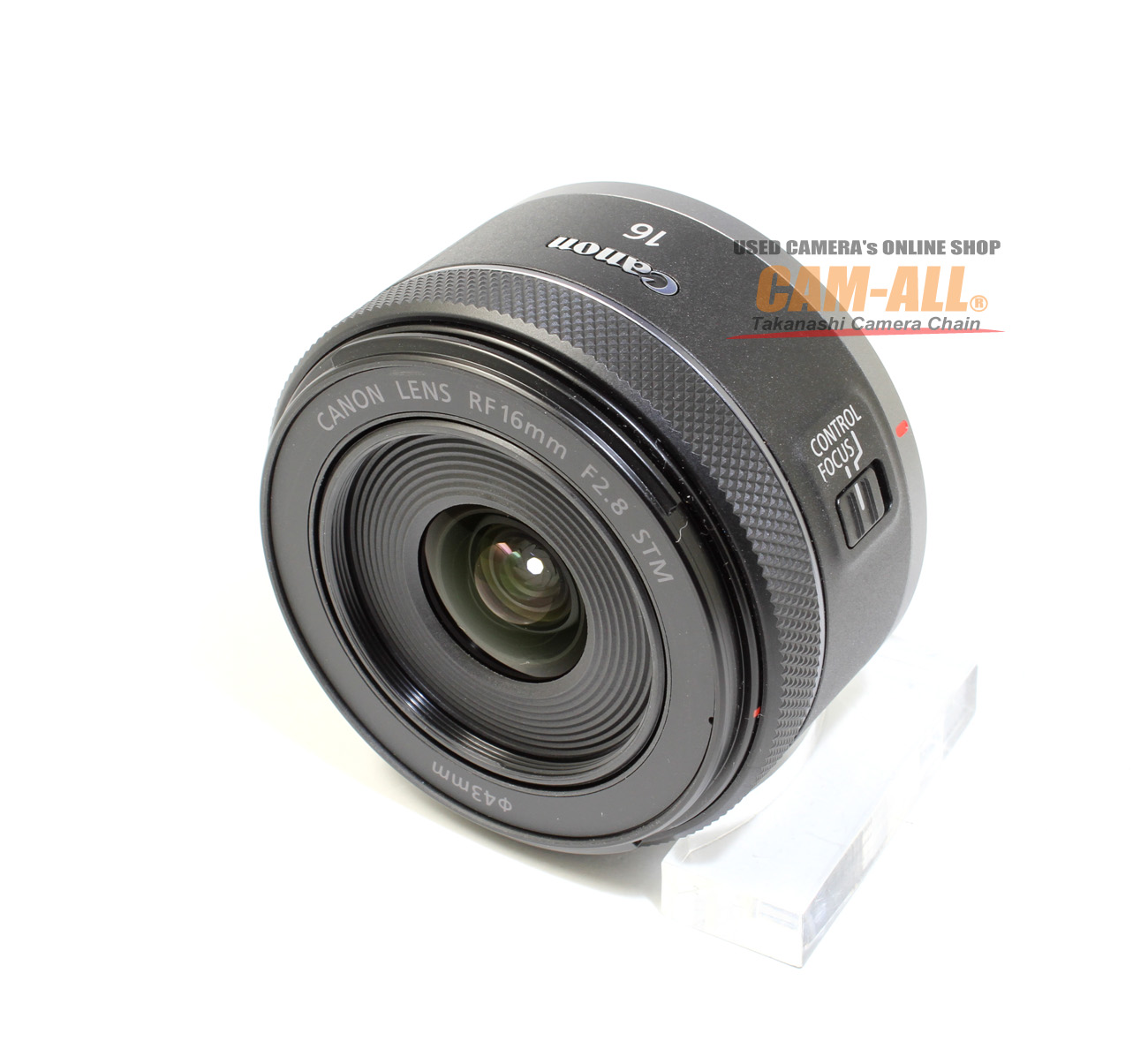 中古 キヤノン RF16mm F2.8 STM RFマウントレンズ