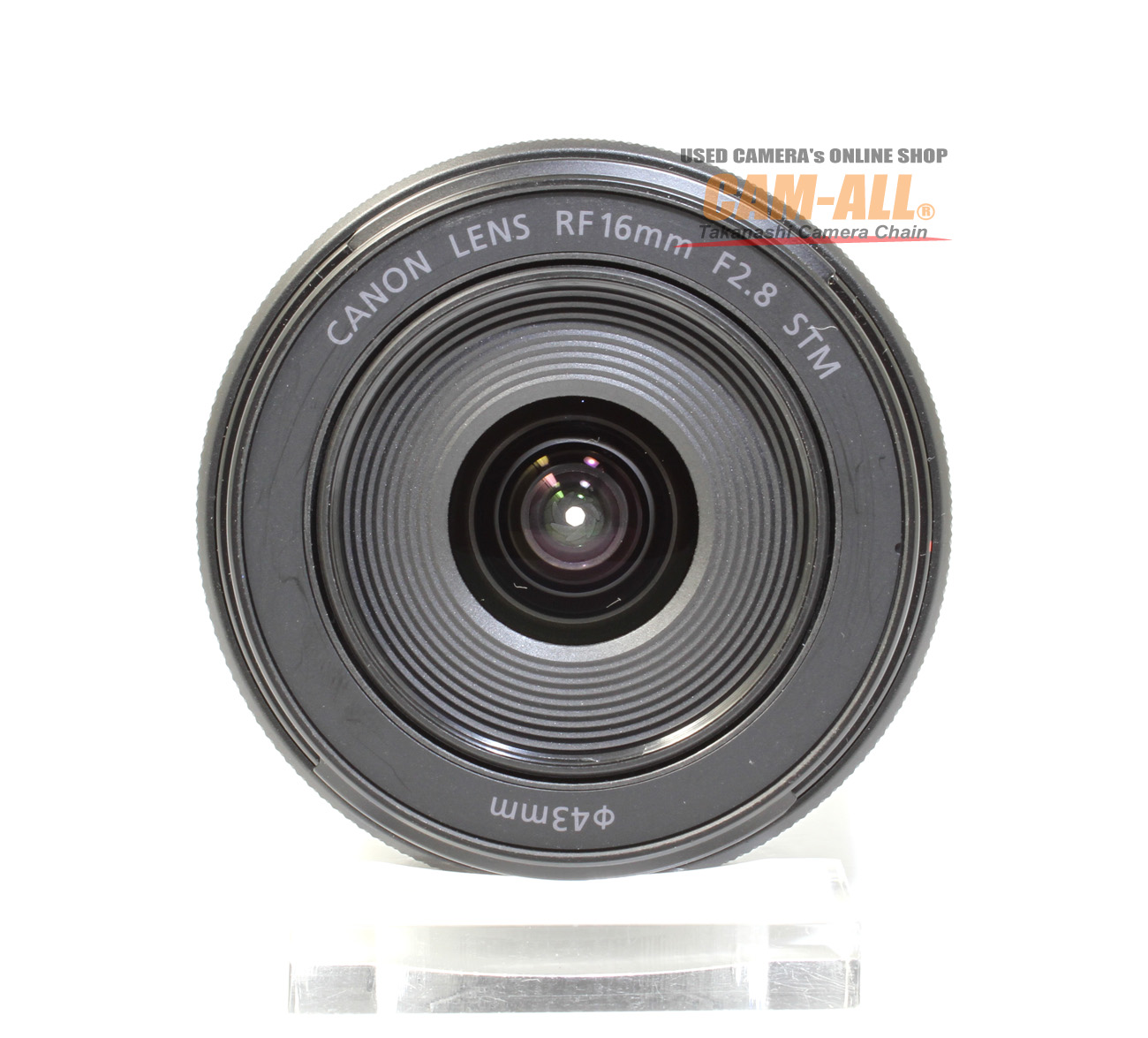 中古 キヤノン RF16mm F2.8 STM RFマウントレンズ