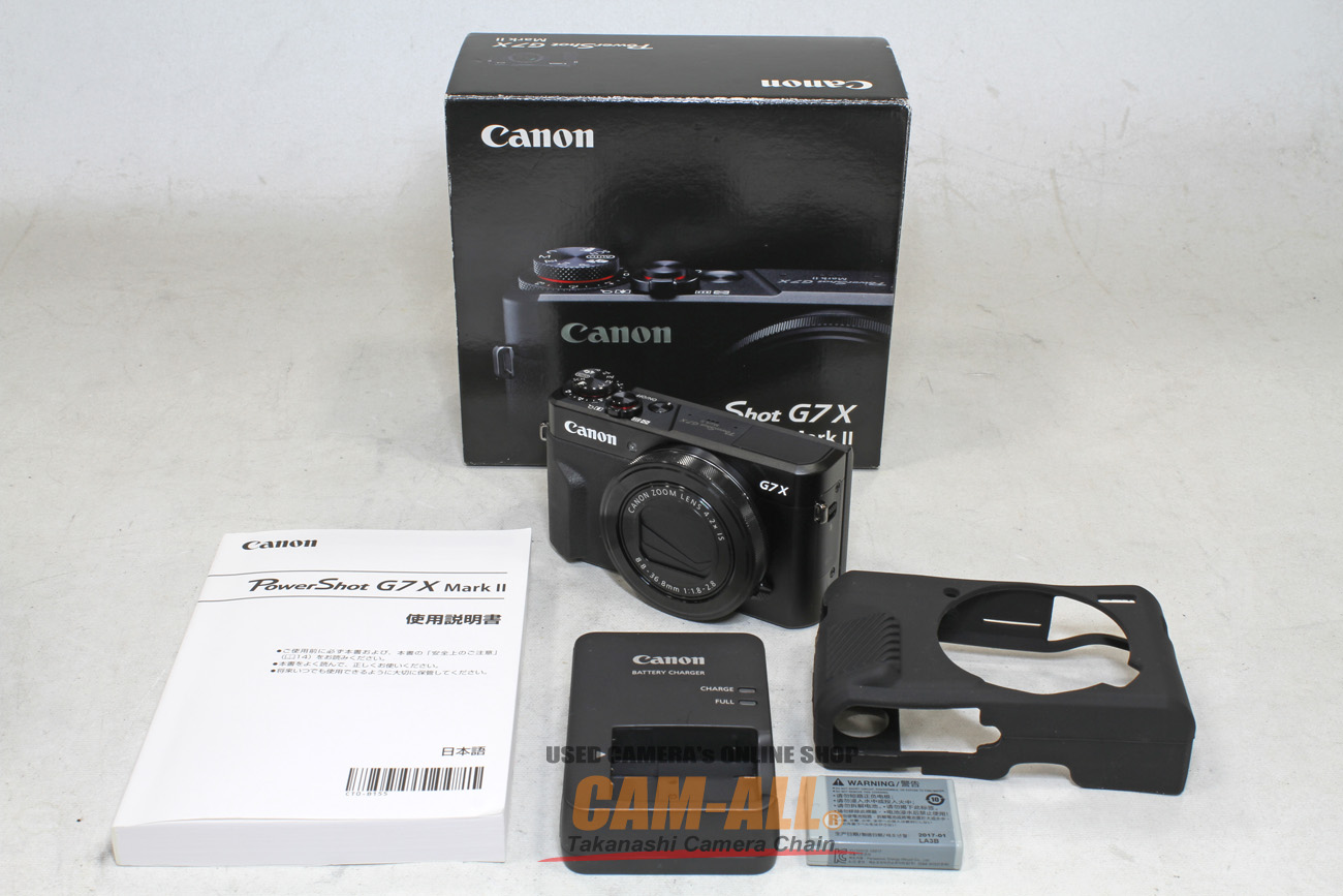 【中古動作品】CANON PowerShot G7X MarkII キズあり 3638c001_2.jpg