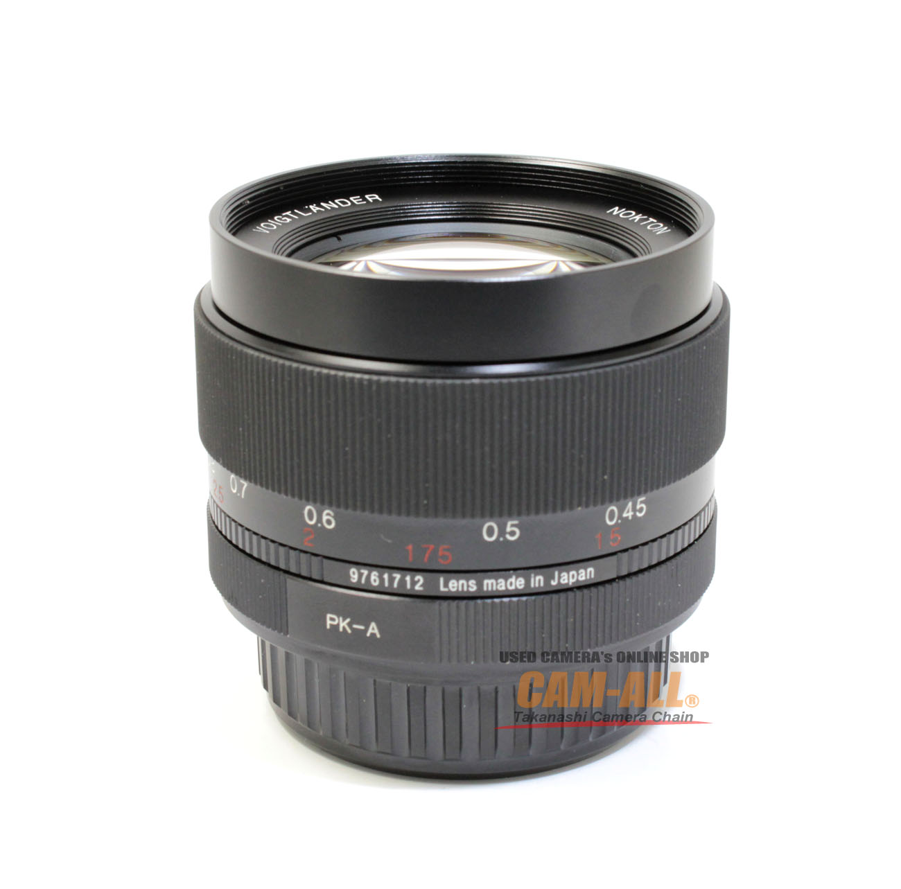 中古 フォクトレンダー ノクトン58mm F1.4 SL (ペンタックスKマウント