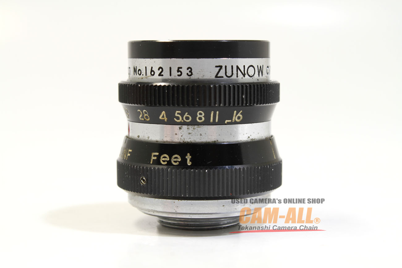 中古 ズノー光学 ZUNOW Cine 13mm F1.9(Dマウント)