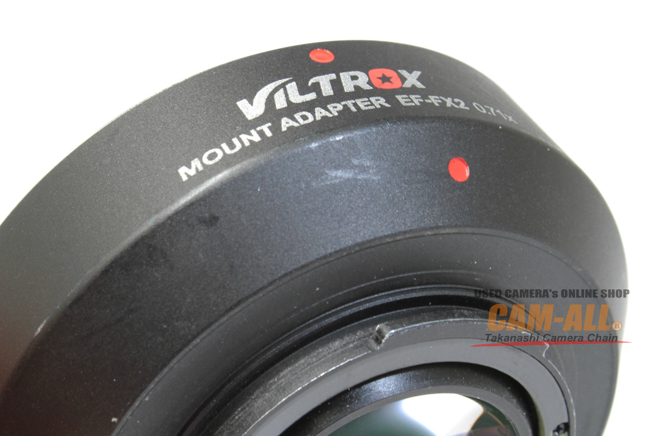 中古 VILTROX マウントアダプター EF-FX2 0.71X(EFレンズ→フジX 中古 VILTROX マウントアダプター EF-FX2 0.71X(EFレンズ→フジX