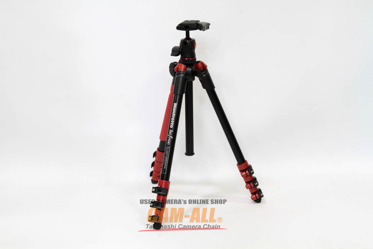 中古 マンフロット MKBFRA4R-BH befree アルミ4段三脚