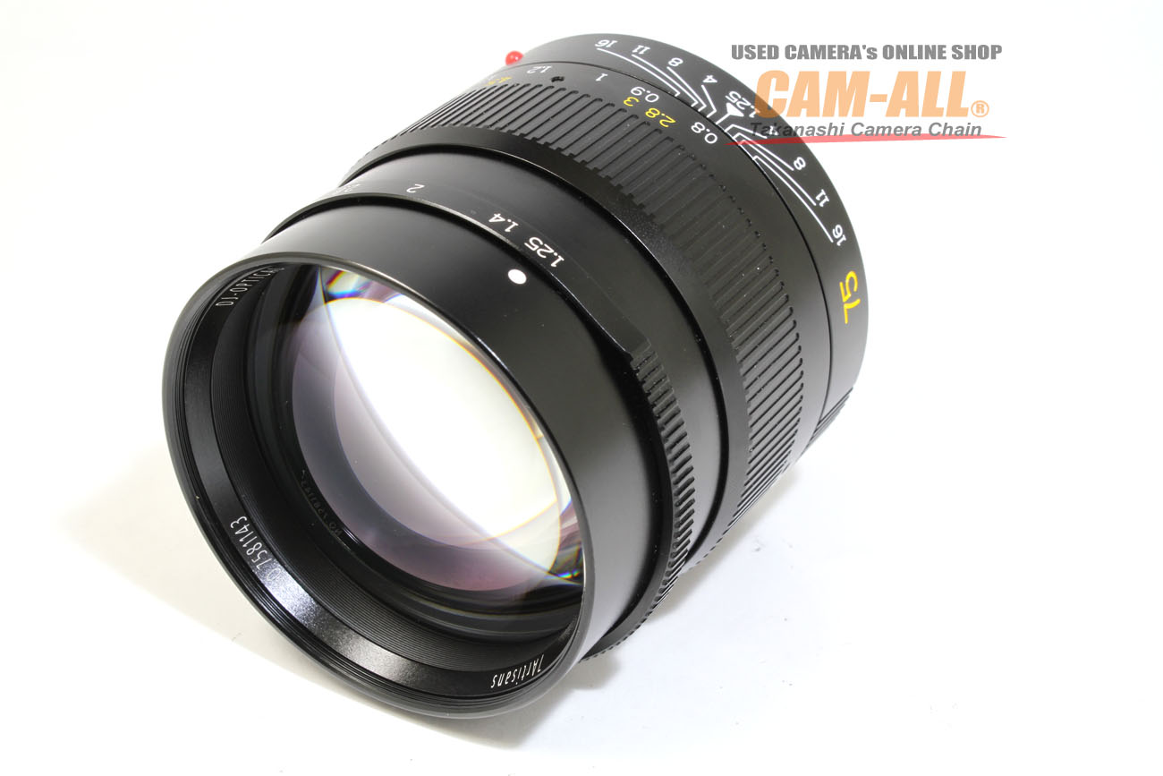 中古 七工匠 7Artisans 75mm F1.25(ライカMマウント) 程度：A