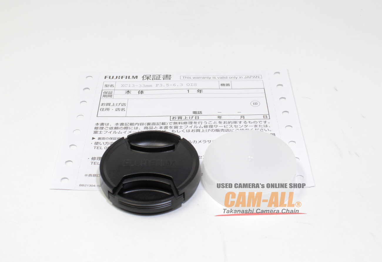 中古 フジフイルム XC13-33mm F3.5-6.3 OIS 程度：A (新同品)