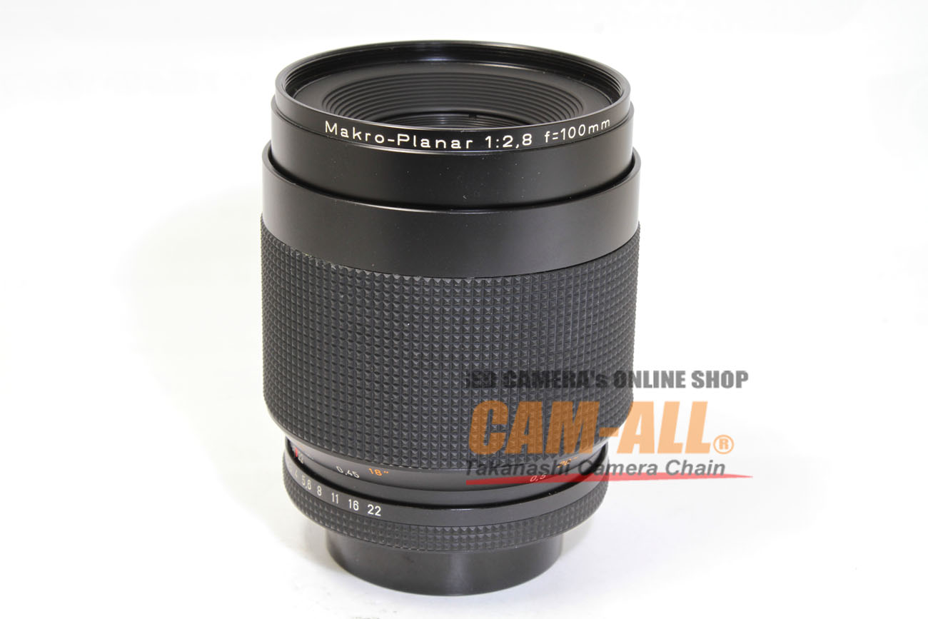 中古 コンタックス マクロ プラナー 100mm F2.8 AE G 程度：AB+（良品