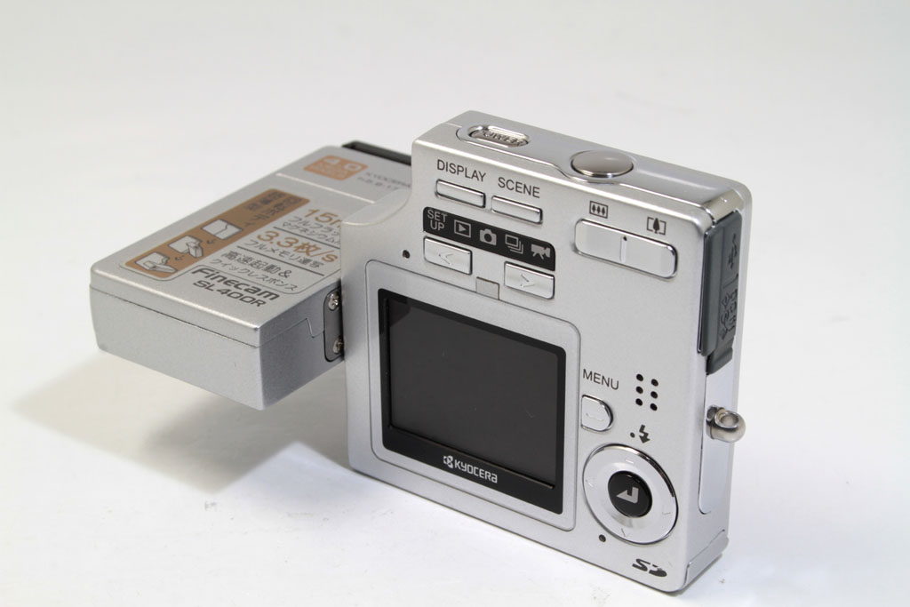 正規品質保証】 京セラ デジタルカメラ KYOCERA FINECAM SL400R ...