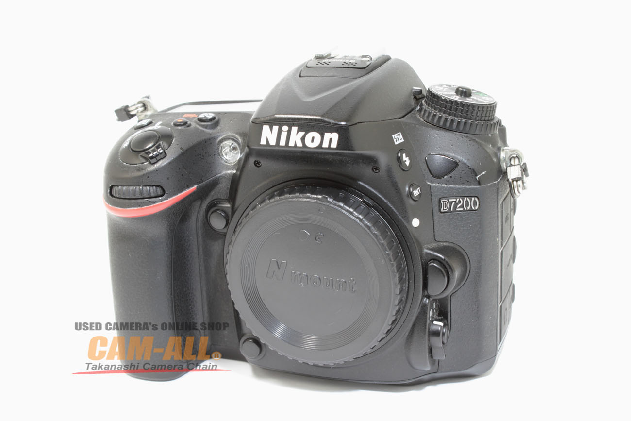 中古　ニコン　　　D7200　ボディ　　　程度：B（並品）-タカナシカメラ CAM-ALL