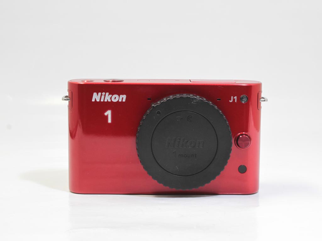 中古 ニコン Nikon1 J1 レッドボディ 程度:AB (良品)