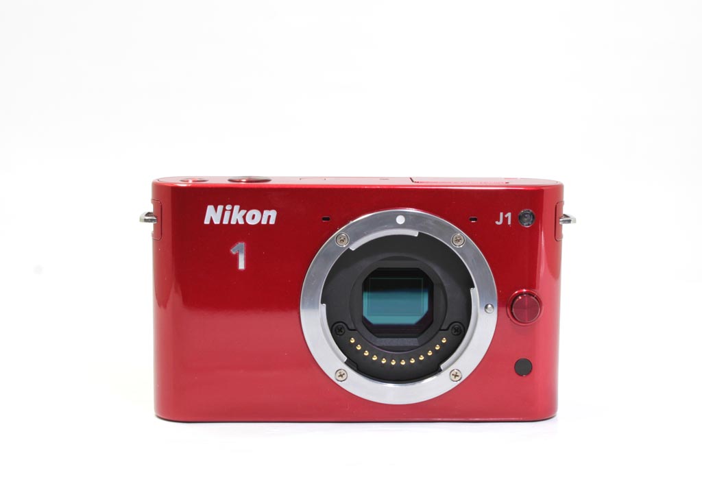 中古 ニコン Nikon1 J1 レッドボディ 程度:AB (良品)