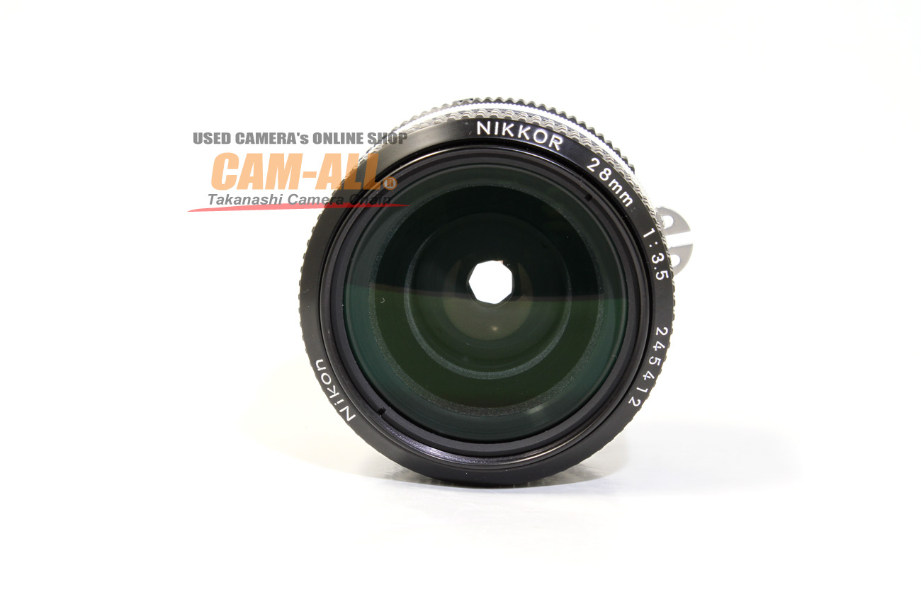 中古 ニコン ニューニッコール 28mm F3.5 (Ai改) 程度：AB-(良品マイナス)