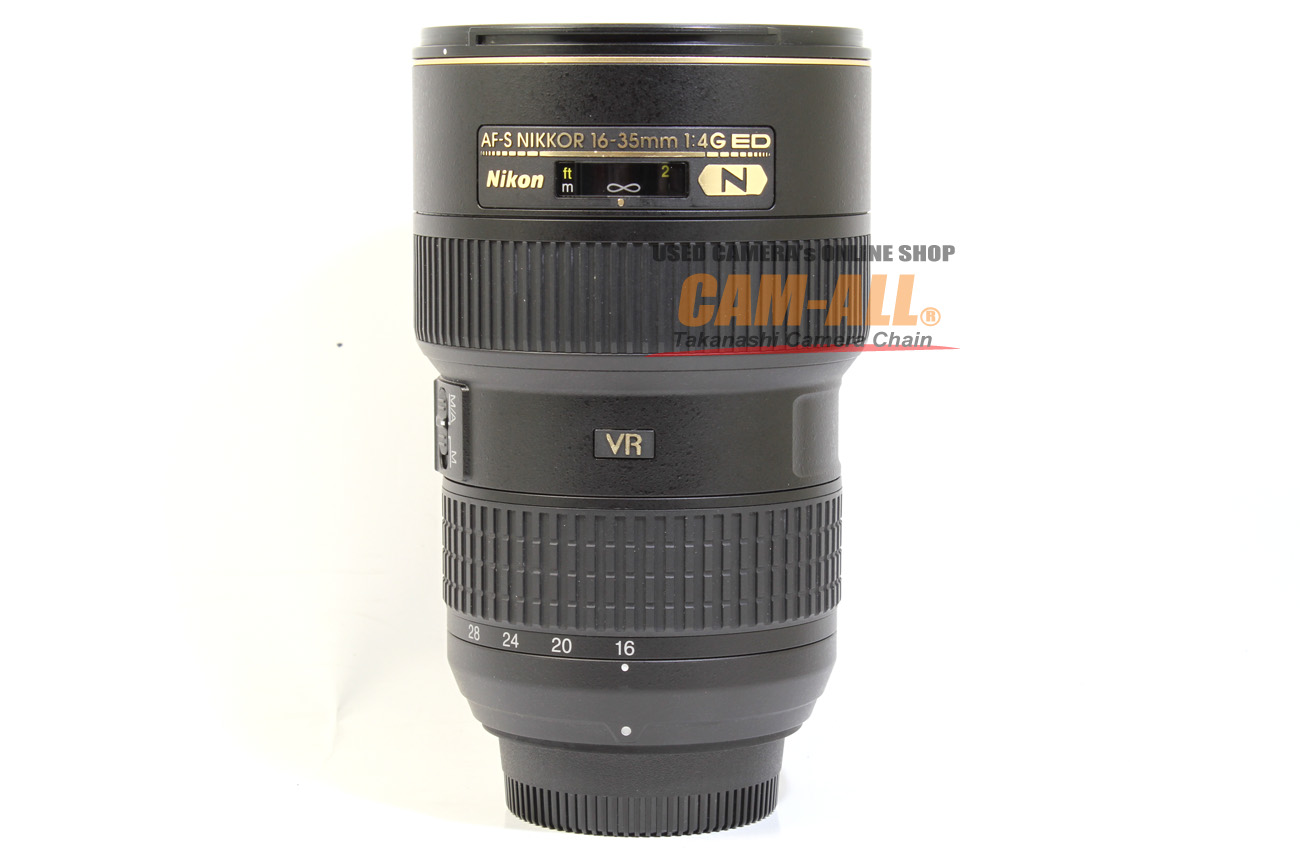 中古 ニコン AF-S 16-35mm F4G ED VR Fマウントレンズ