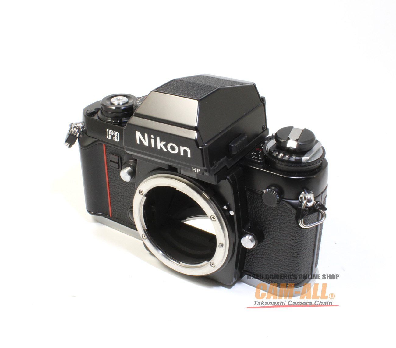 ニコンF３HP　フイルムカメラズームレンズ付き　ストロボセット中古良品　取説付き 中古 ニコン F3HP(198番台) 程度：AB+（良品プラス)