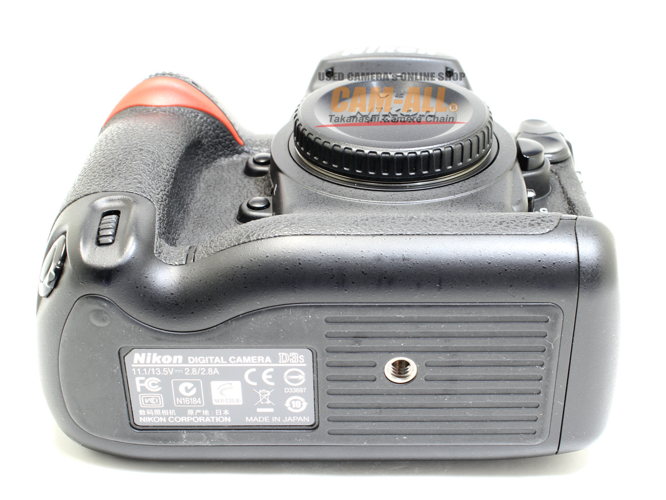 中古 ニコン D3sボディ(現状品) 程度：AB+（良品プラス）