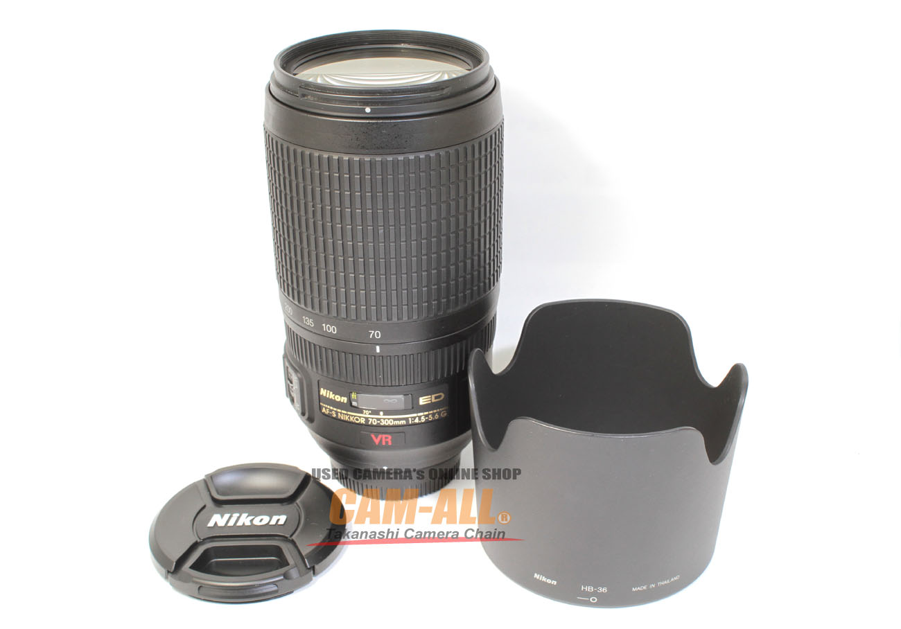 11,250円Nikon AF-S 70-300mm 1:4-5.6G VR ED C⑫