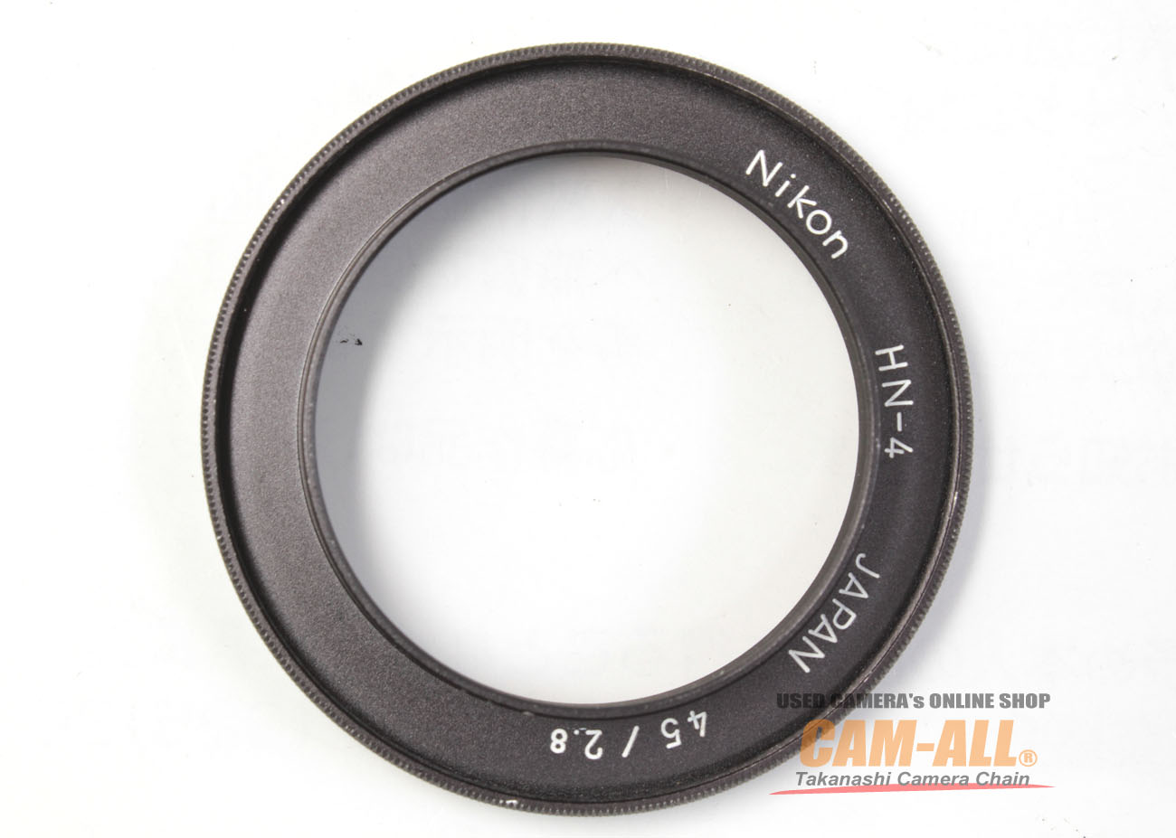 中古 ニコン レンズフード HN-4(GNニッコール45mm F2.8用) 程度：AB