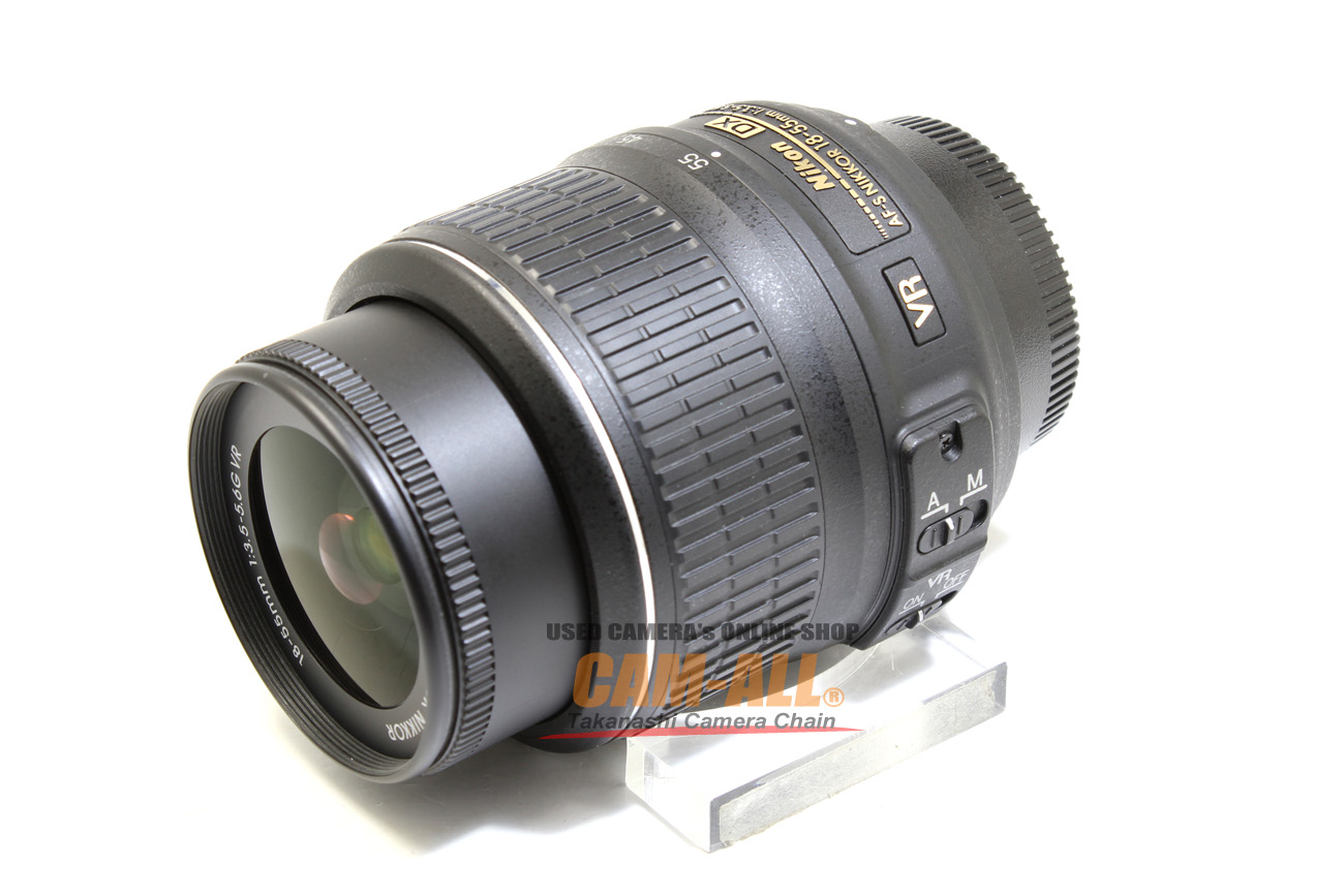 中古 ニコン AF-S DX 18-55mm F3.5-5.6G VR 程度：AB+（良品プラス）