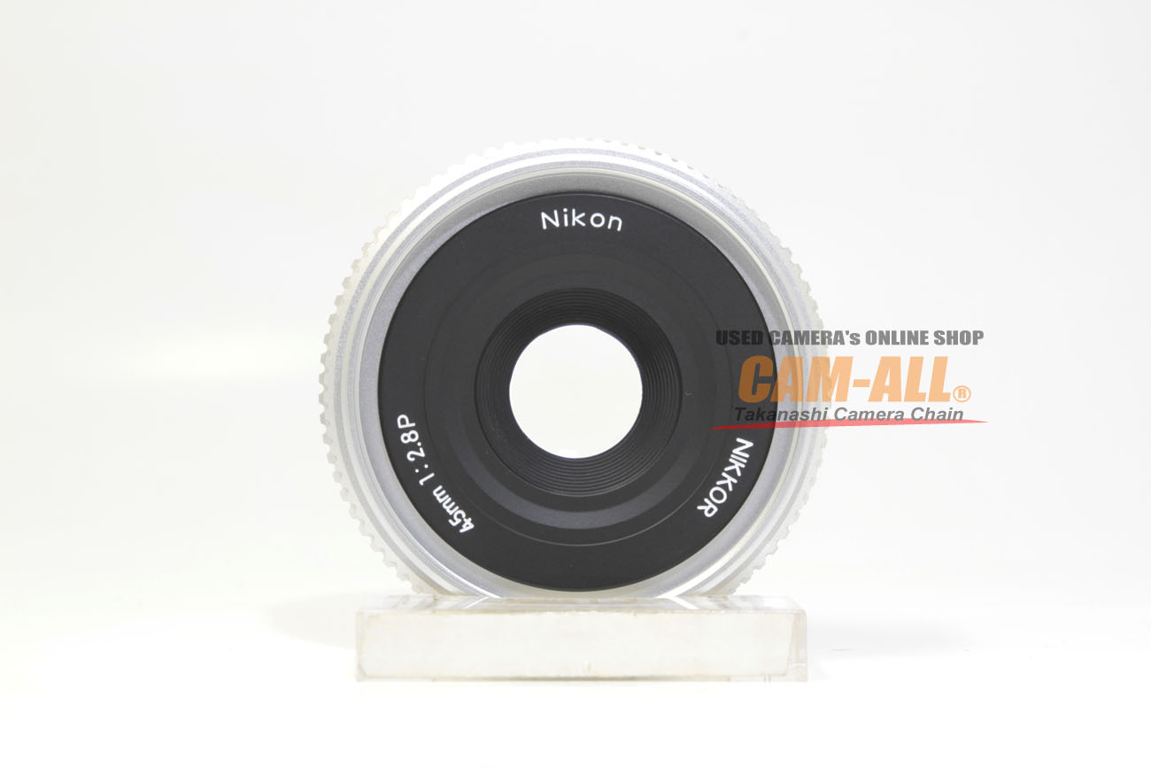 中古 ニコン Ais 45mm F2.8P シルバー 程度：A-(美品)