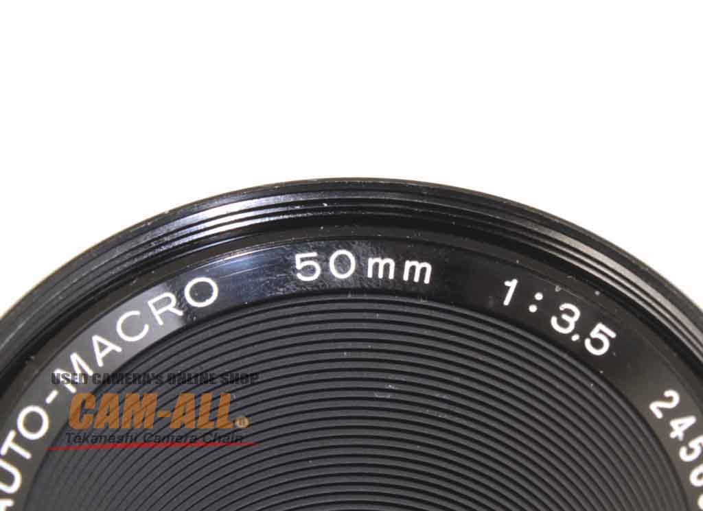 中古 オリンパス ズイコー オートマクロ 50mm F3.5 OMマウント