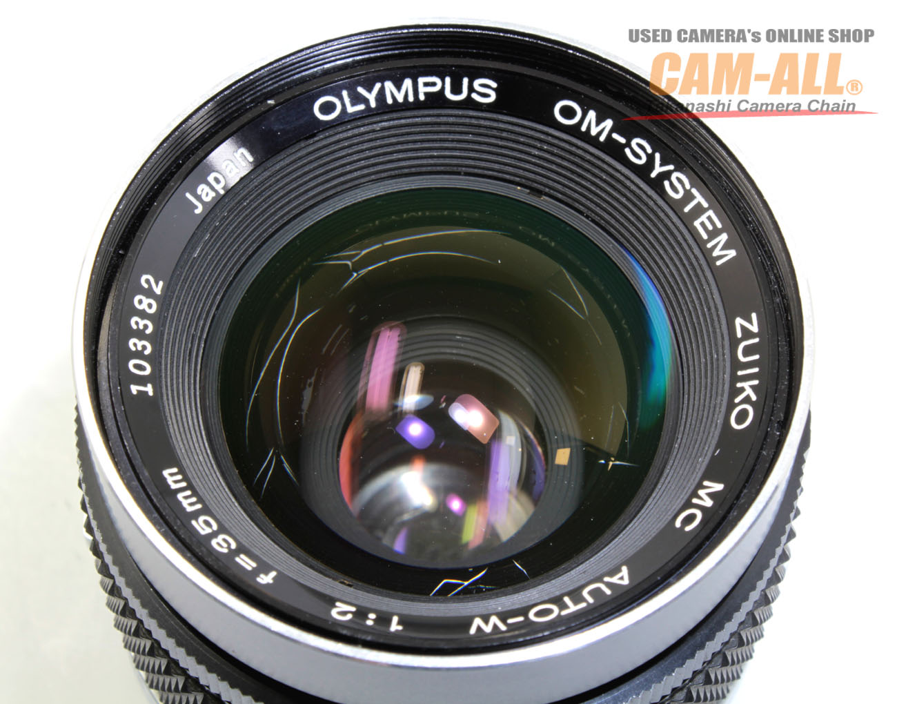 【美品】OLYMPUS ZUIKO MC AUTO-W 35mm F2 Olympus Zuiko MC Auto-w 35mm F2 OM Mount Lens From JAPAN Near Mint