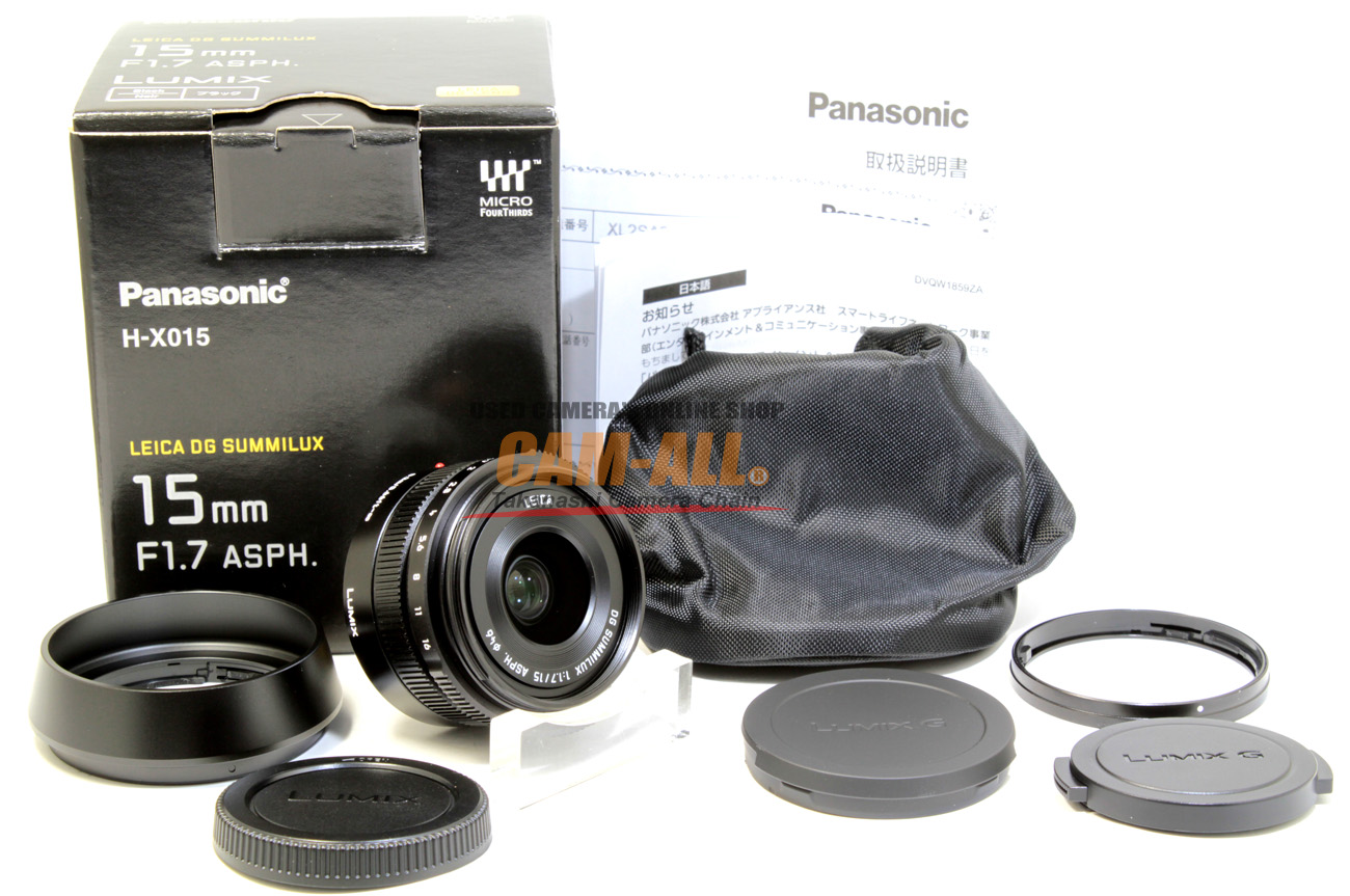 LEICA DG SUMMILUX 15mm/F1.7 ASPH. H-X015-K [ブラック] 中古