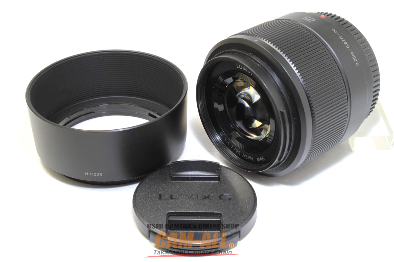 LUMIX G 25mm/F1.7 ASPH. H-H025-K [ブラック] 中古価格比較