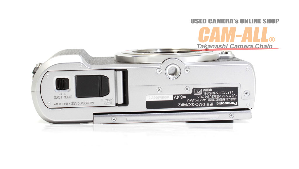 中古 パナソニック DMC-GX7 MK2 シルバーボディ 程度：A-（美品）