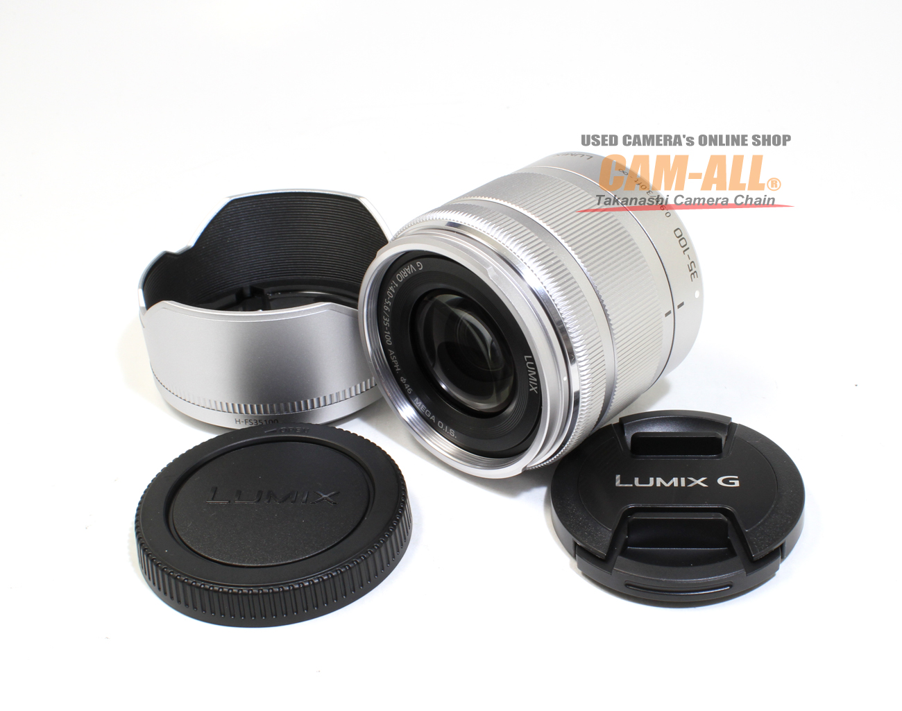 LUMIX G VARIO 35-100mm/F4.0-5.6 ASPH./MEGA O.I.S H-FS35100-S