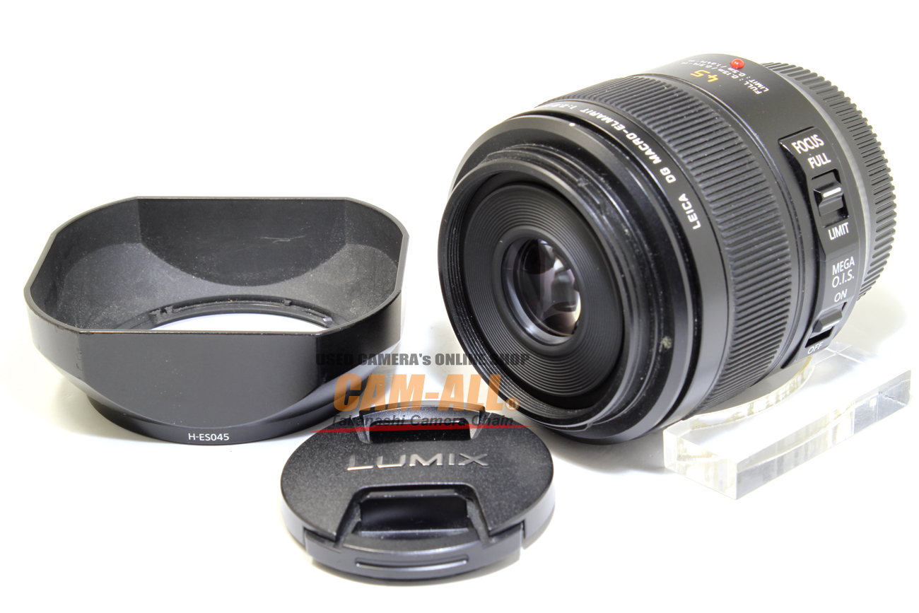 LEICA DG MACRO-ELMARIT 45mm/F2.8 ASPH./MEGA O.I.S. H-ES045 中古