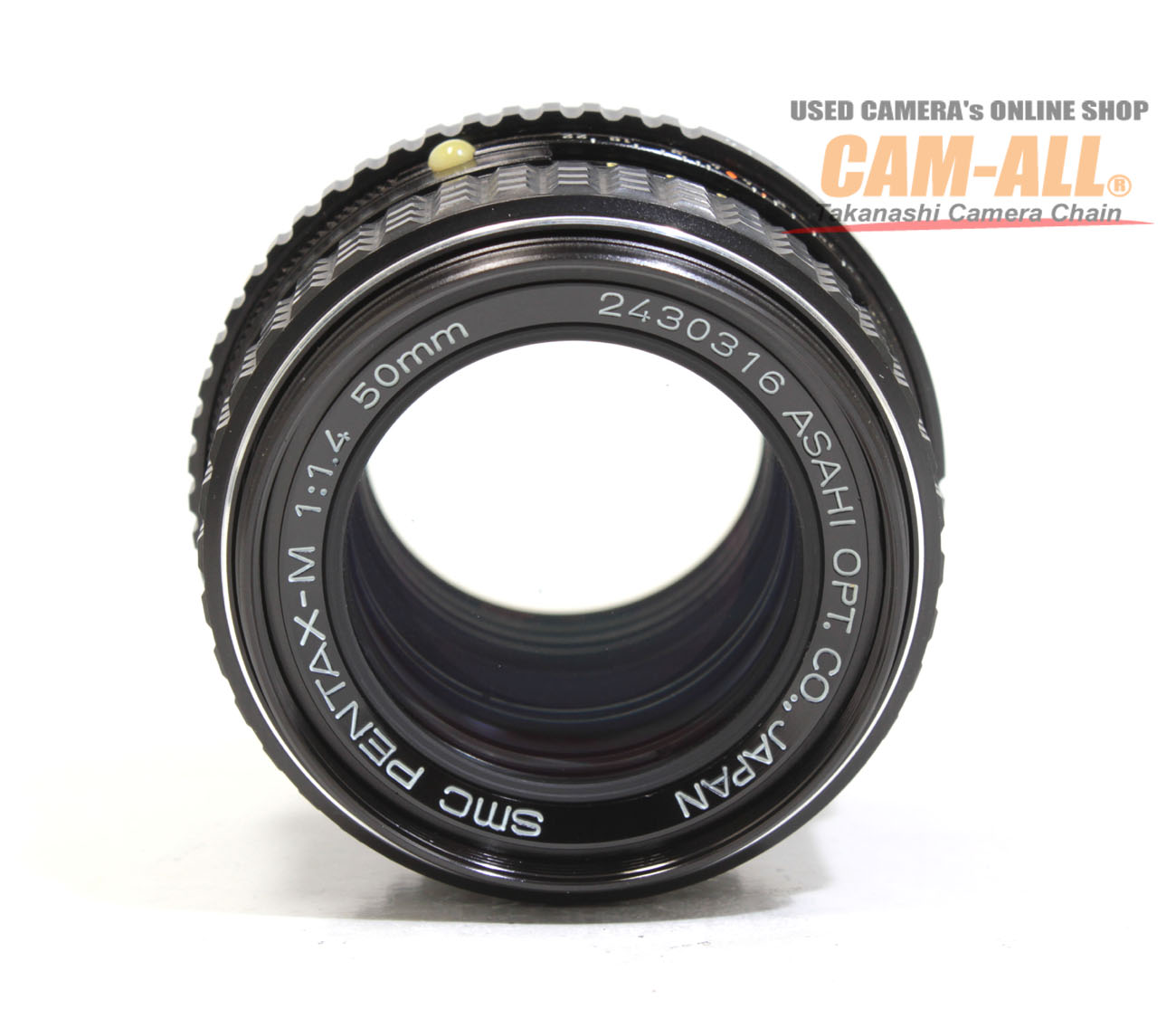 中古 ペンタックス SMCP M50mm F1.4 Kマウントレンズ