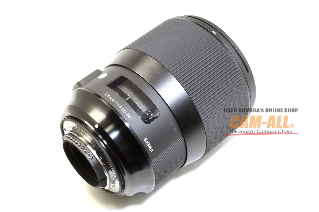中古 シグマ Art 135mm F1.8 DG HSM (ニコンFマウント) 程度：A-（美品）
