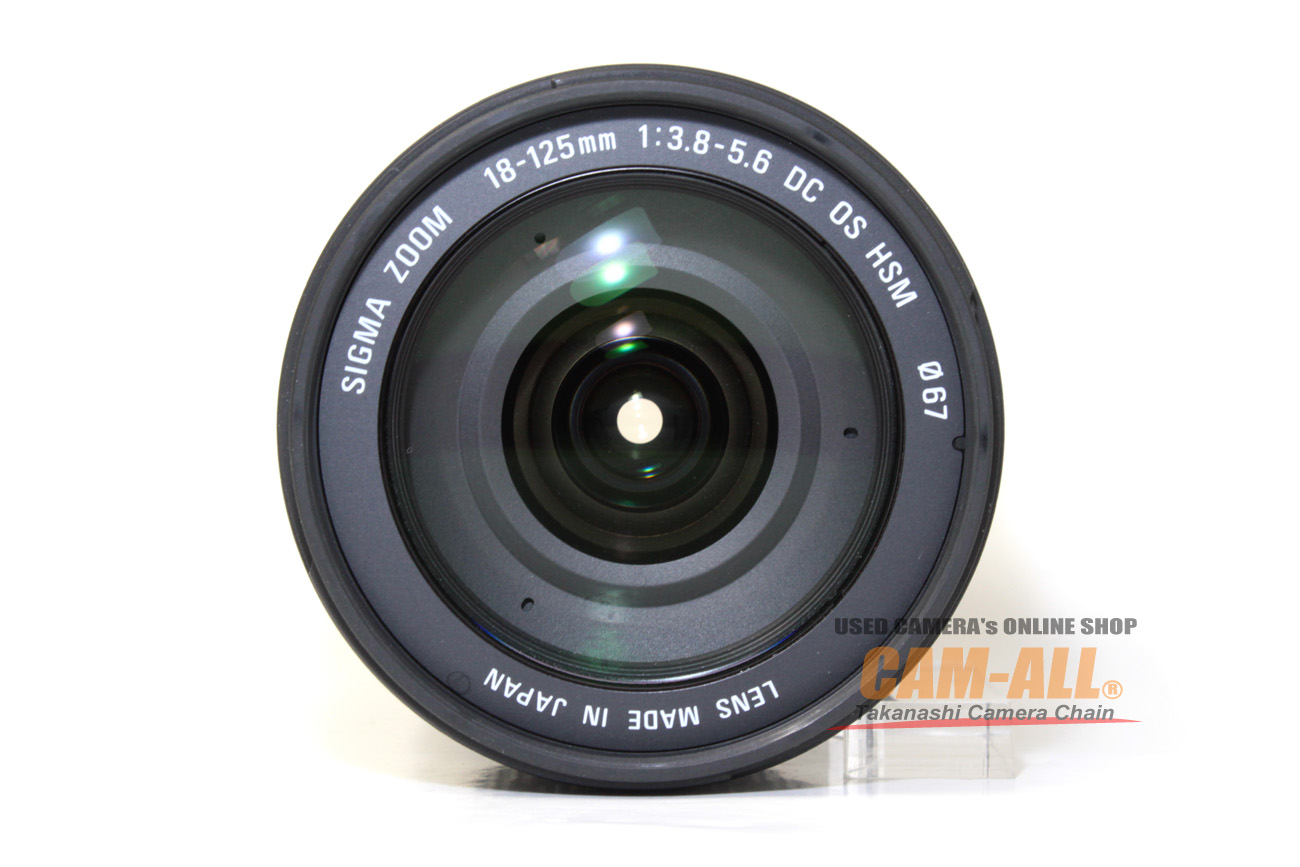 中古 シグマ 18-125mm F3.8-5.6 DC OS HSM (キヤノンEFマウント、APS-C 