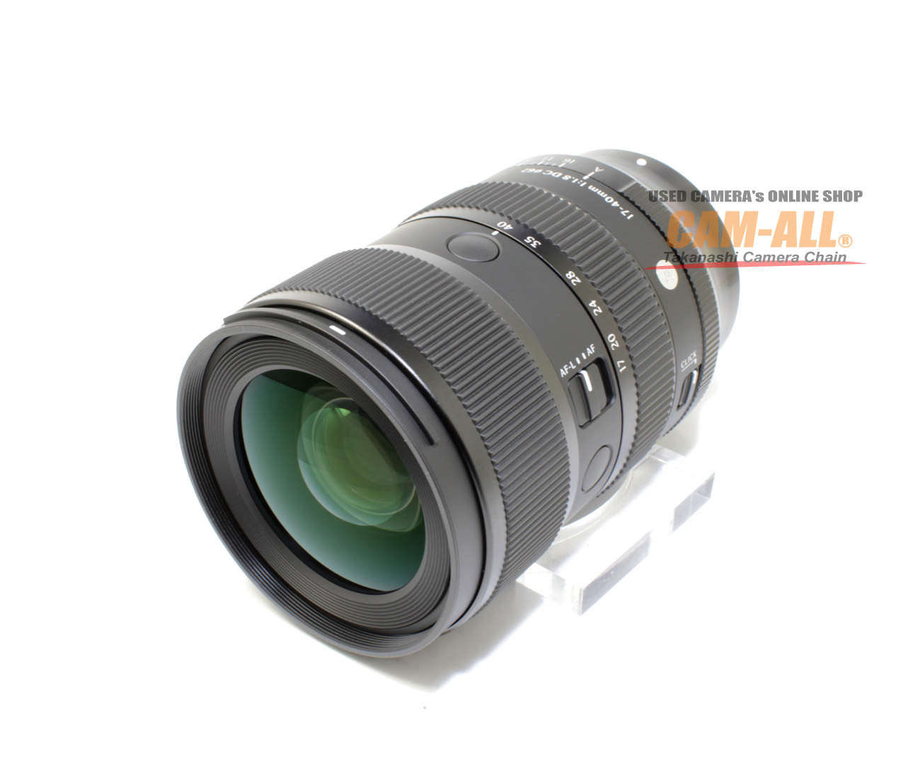 中古 シグマ Art 17-40mm F1.8 DC（フジフイルムXマウント用）