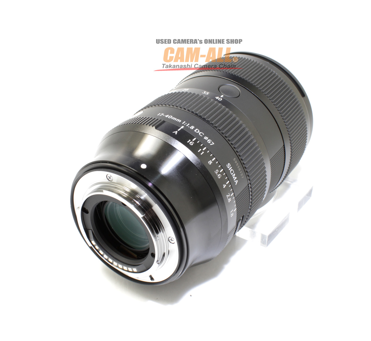 中古 シグマ Art 17-40mm F1.8 DC（フジフイルムXマウント用）