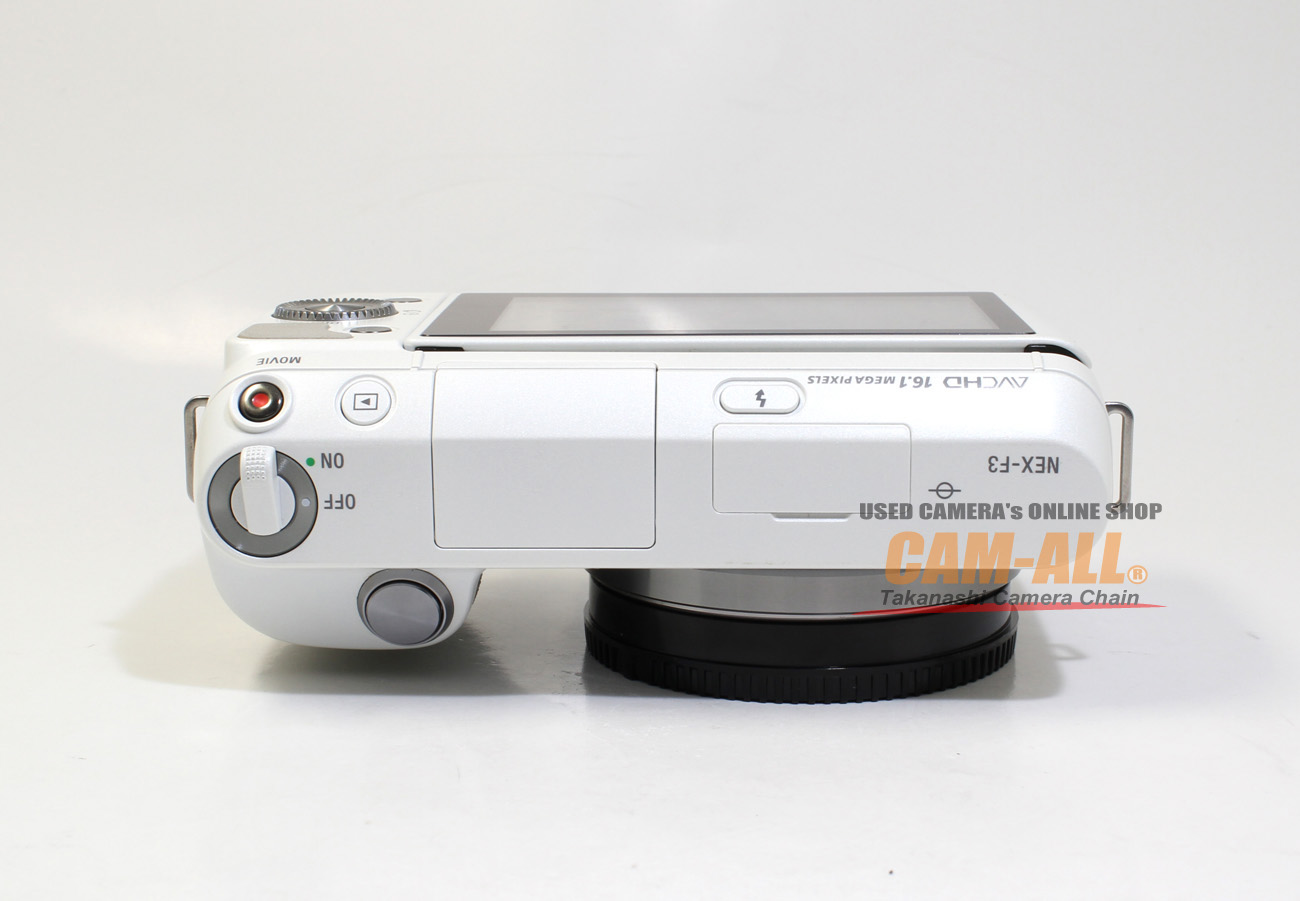 中古 ソニー NEX-F3ホワイトボディ(現状品) 程度：AB-（良品マイナス）