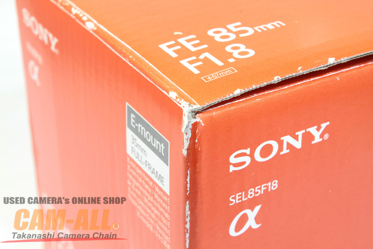 中古 ソニー FE85mm F1.8 程度:A-（美品）